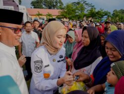 Tinjau Pasar Murah di Lampung Tengah,  Wagub Jihan Pastikan Stok Pangan Aman dan Harga Terjangkau