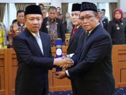 Sekdaprov Lampung Lantik Dua Pejabat Pimpinan Tinggi Pratama