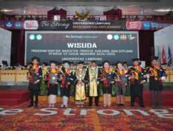 Unila Wisuda 1.089 Lulusan pada Periode VII, 70% Raih Kelulusan Tepat Waktu