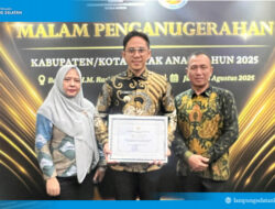 Bangga! Lampung Selatan Pertahankan Predikat KLA Nindya 2025, Buktikan Konsistensi Kabupaten Ramah Anak