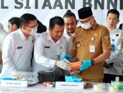 Lampung Musnahkan 11 Kg Sabu, Gubernur Mirza Tegaskan Perang Total terhadap Narkoba