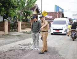 Gubernur Rahmat Mirzani Djausal Tinjau Pemeliharaan Jalan Provinsi di Ruas Jalan Pattimura, Kota Metro serta, Ruas Jalan Metro – Kota Gajah