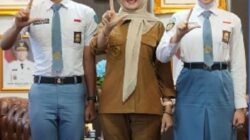 Jihan Lepas Dua Putra Terbaik ke Paskibraka Nasional, Titip Nama Baik Lampung di Istana