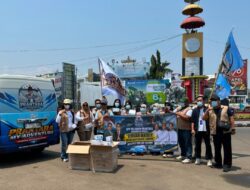 Peduli Warga Terdampak Debu Vulkanik, PRANTARA Bagikan Ribuan Masker Gratis di Bandar Lampung
