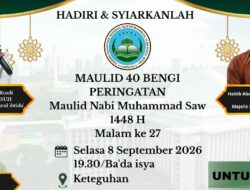 Yuk Hadiri Maulid 40 Bengi di Bandar Lampung, Perkuat Cinta kepada Rasulullah