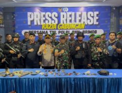 Razia Gabungan Skala Besar Digelar di Rutan I Medan, 4 Ponsel Disita dan 500 WBP Jalani Tes Urine