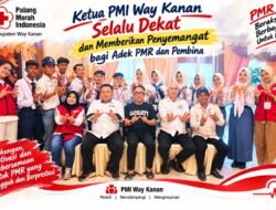 Dekat dengan Pelajar, Ketua PMI Way Kanan Dorong PMR Terus Berkembang dan Berprestasi