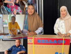 HUT PMI ke-81, PMI Way Kanan Salurkan 5 Kursi Roda untuk Warga