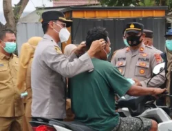Di Tengah Ancaman Abu Vulkanik, Kapolres Lampung Selatan Turun Langsung Temui Warga