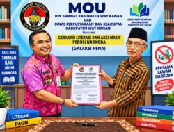 GRANAT dan Dinas Perpustakaan Way Kanan Kolaborasi, GALAKSI PENA Jadi Gerakan Literasi Antinarkoba